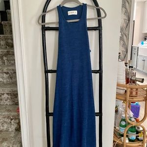 Abercrombie & Fitch Casual Blue Midi Dress